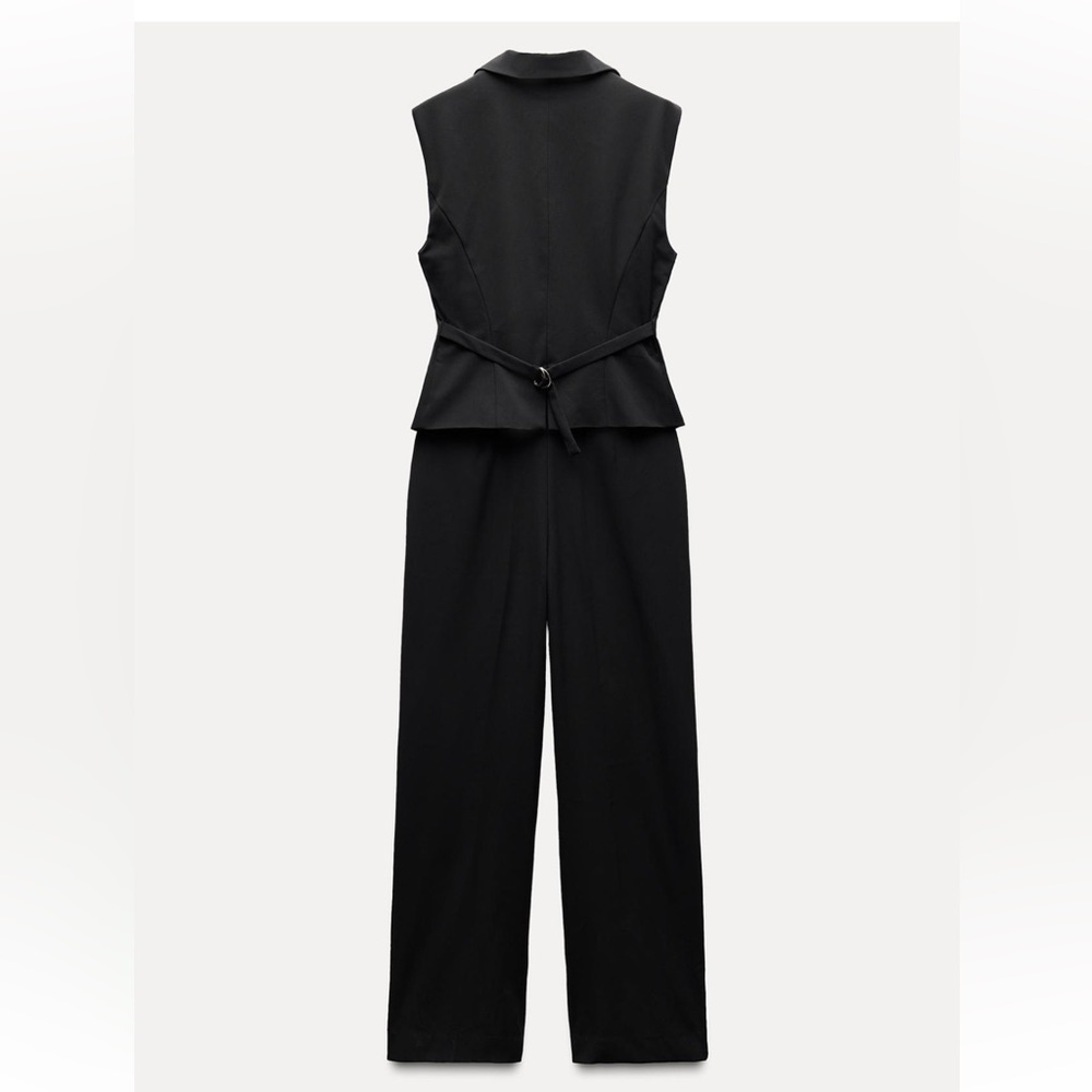 🆕 ZARA NWT Black Women's Jumpsuit - Picture 6 of 10